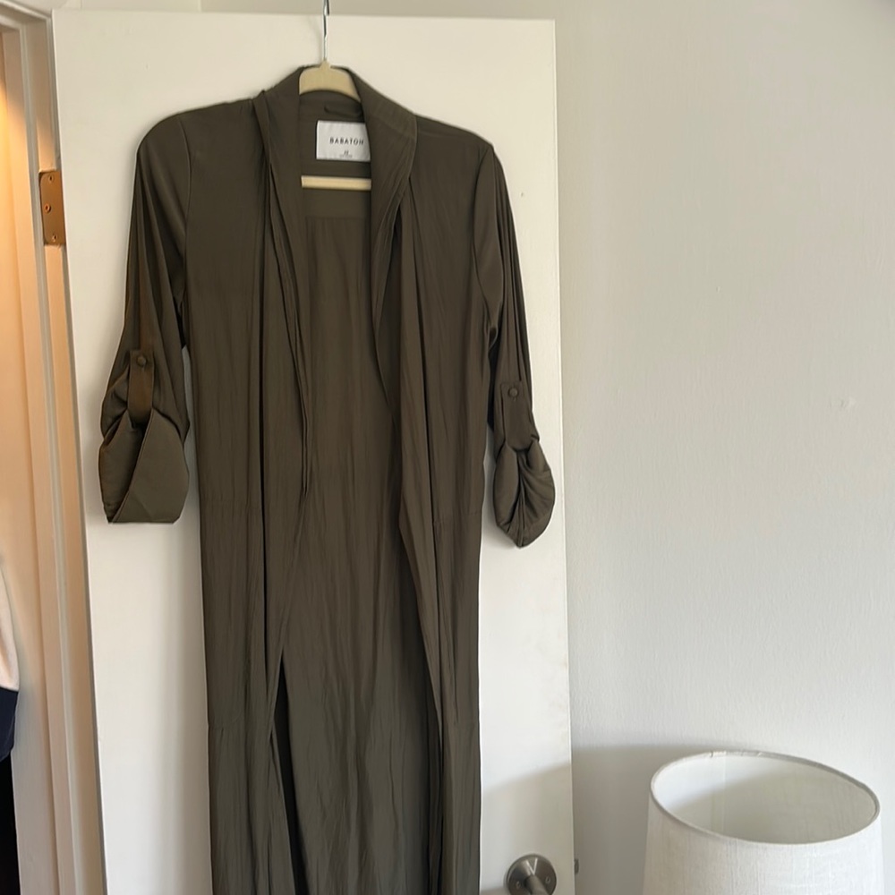 Aritzia Babaton Robe Jacket Silk NWOT